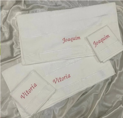 TOALHA ALGODÃO BORDADA - Imagem 2